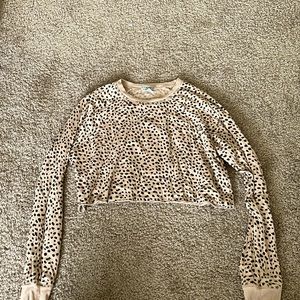 Cropped sweater wear
